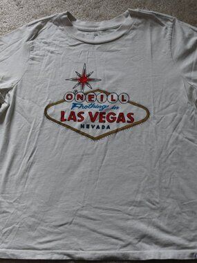 O'Neill White Las Vegas Graphic Tee